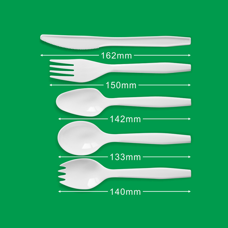 5-Piece Individually Wrapped PP Cutlery Kits