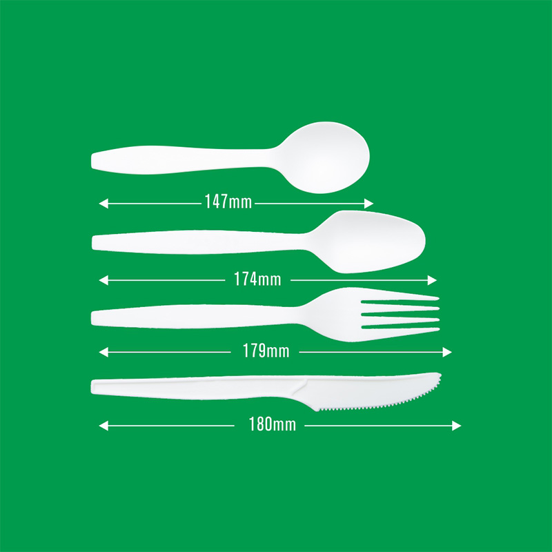 What are the advantages of PLA Cutlery's biodegradability